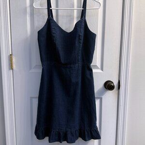 Old Navy Dark Indigo Denim Dress – Size Medium – NWT – $34.99 Retail